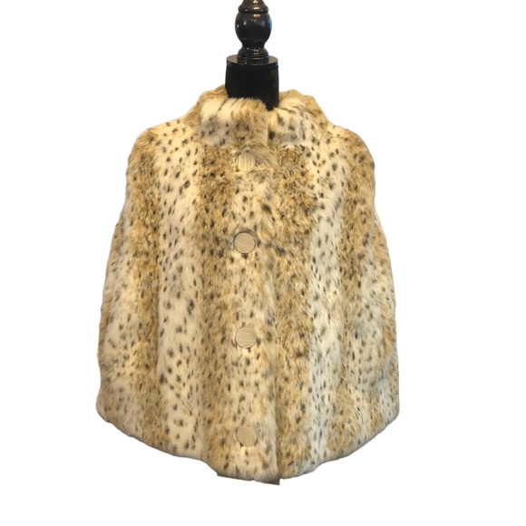 Janie Bryant Faux Fur Capelet size XS - Picture 5 of 16